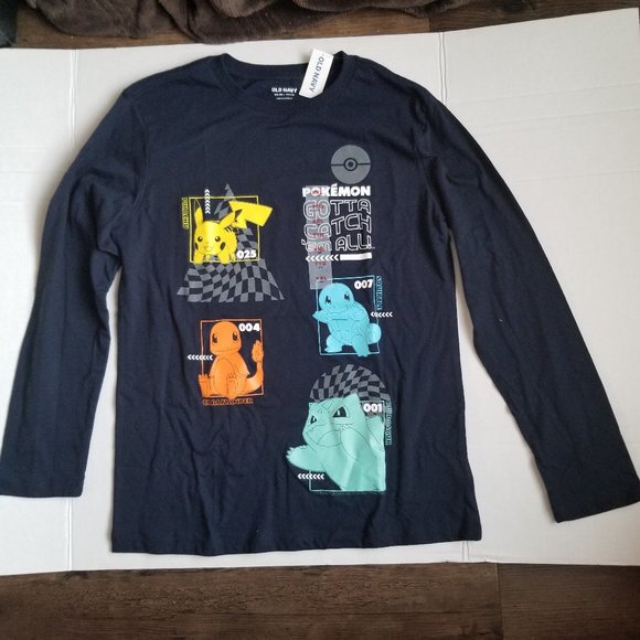 Youth Pokemon Long Sleeve Tshirt - Picture 1 of 8